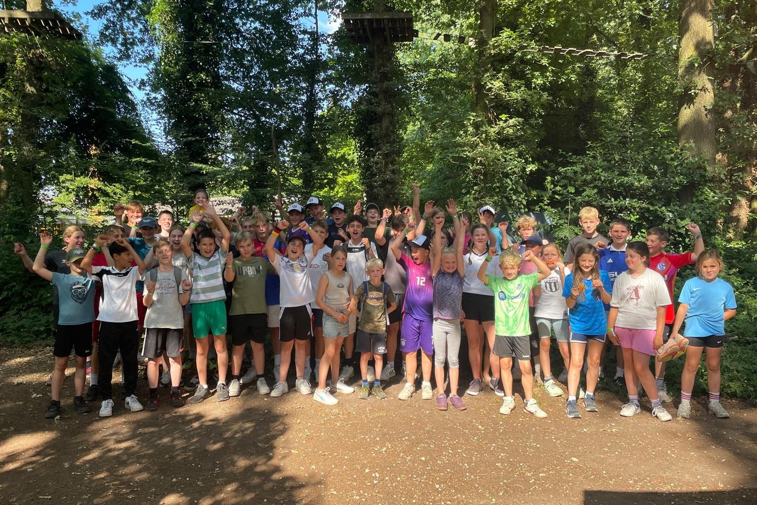 Ausflug zum Kletterpark mit dem Unioner Treff!