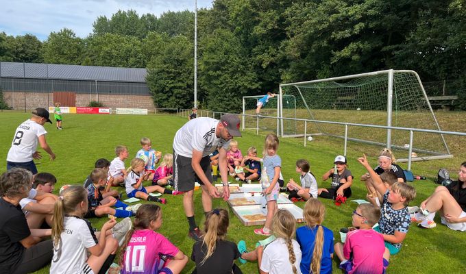 Letztes Training der F-Jugend vor der Sommerpause