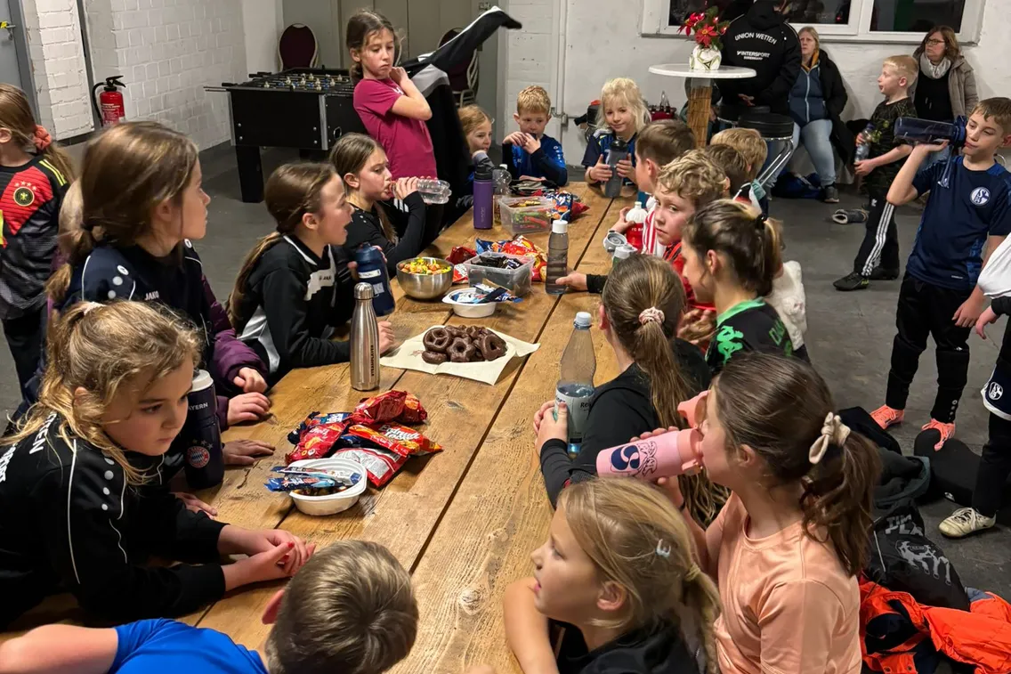 Foto zum Newsartikel Weihnachtsgruß der F-Jugend