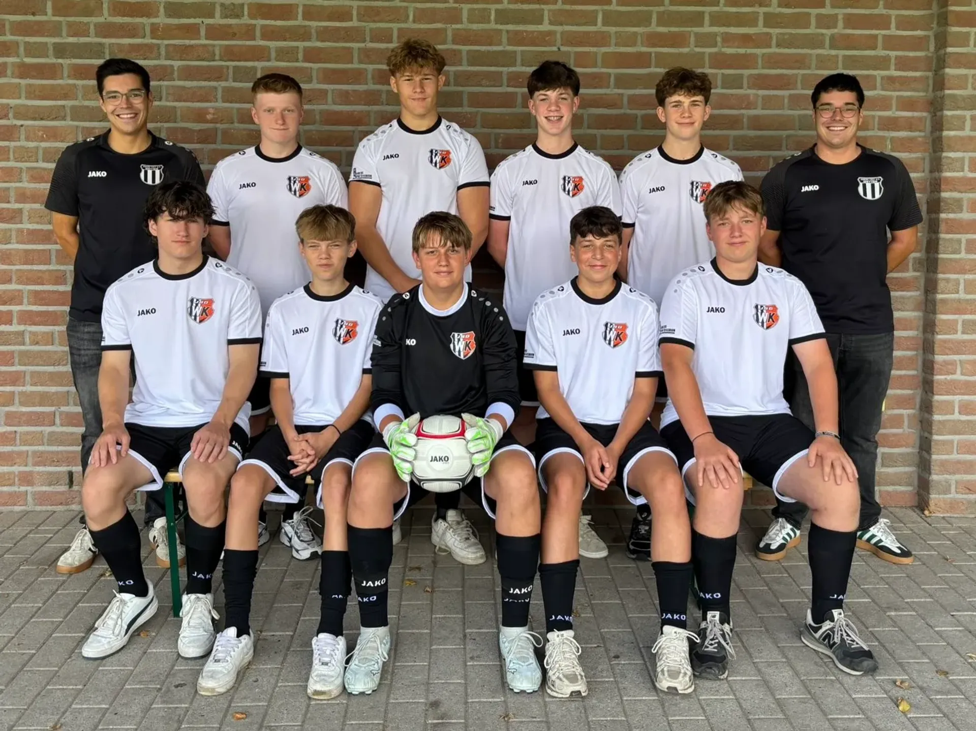 Mannschaftsfoto JSG Wetten/Kapellen B Jugend