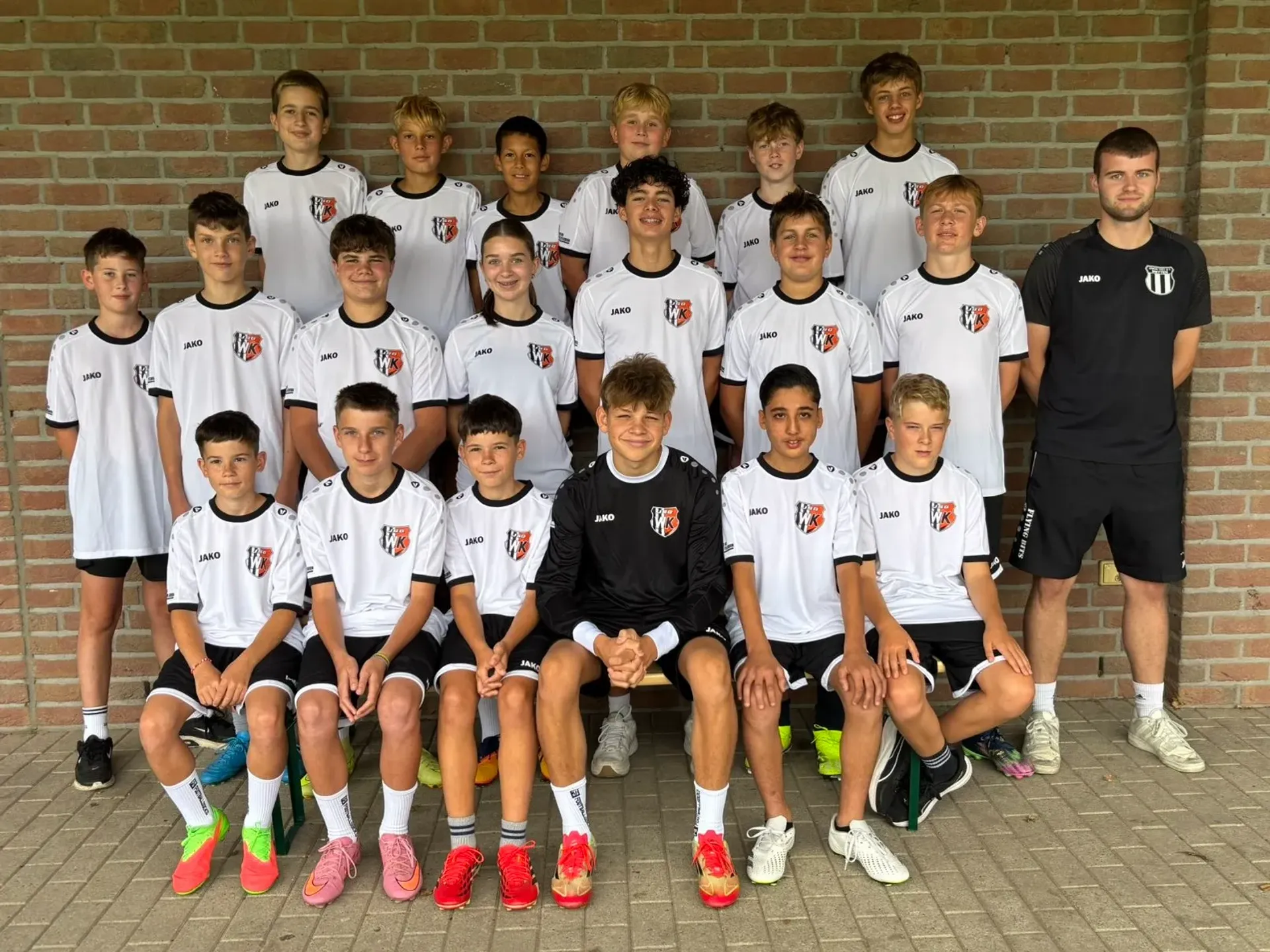 Mannschaftsfoto JSG Wetten/Kapellen C Jugend